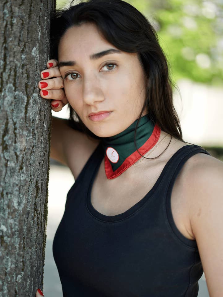 45 cm silk square - Audace for wholesale by Lilette Paris