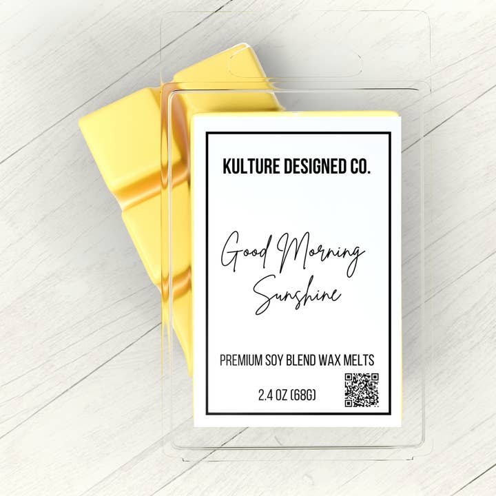 GOOD MORNING SUNSHINE | WAX MELT for wholesale by Kulture Designed Co.