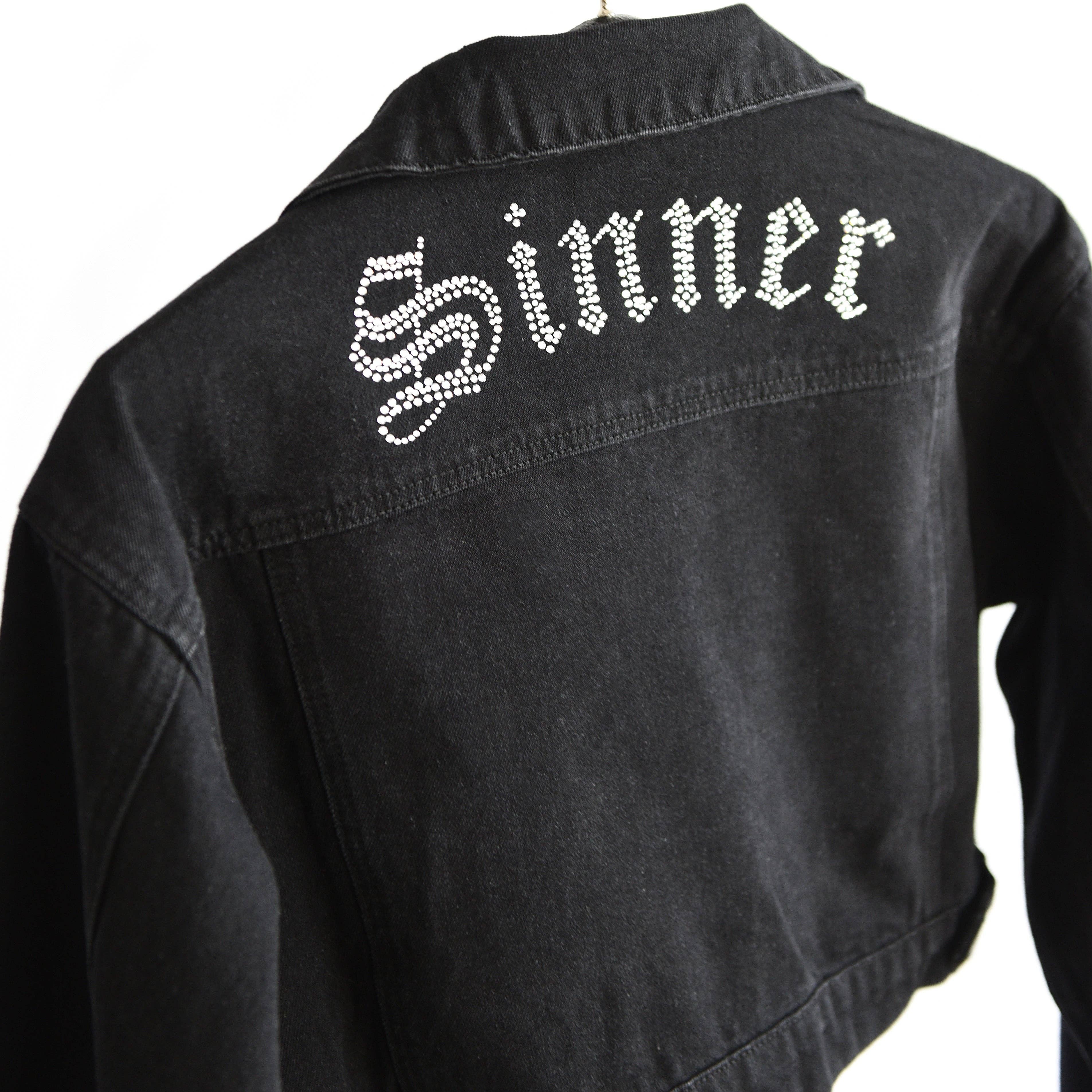 Pour la Rebelle - Wholesale Denim Jacket - Women's - Sinner Crop denim jacket5