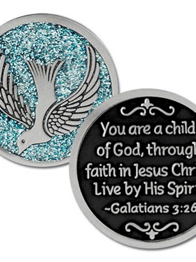 Jeton de poche - Colombe - Étincelle pour la vente par H.J. SHERMAN COMPANY, INC.