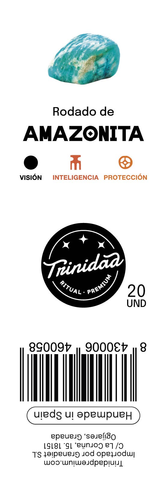 trinidad - Vendita all'ingrosso Pietra/cristallo spirituale - Borsa in amazzonite 20 unità2