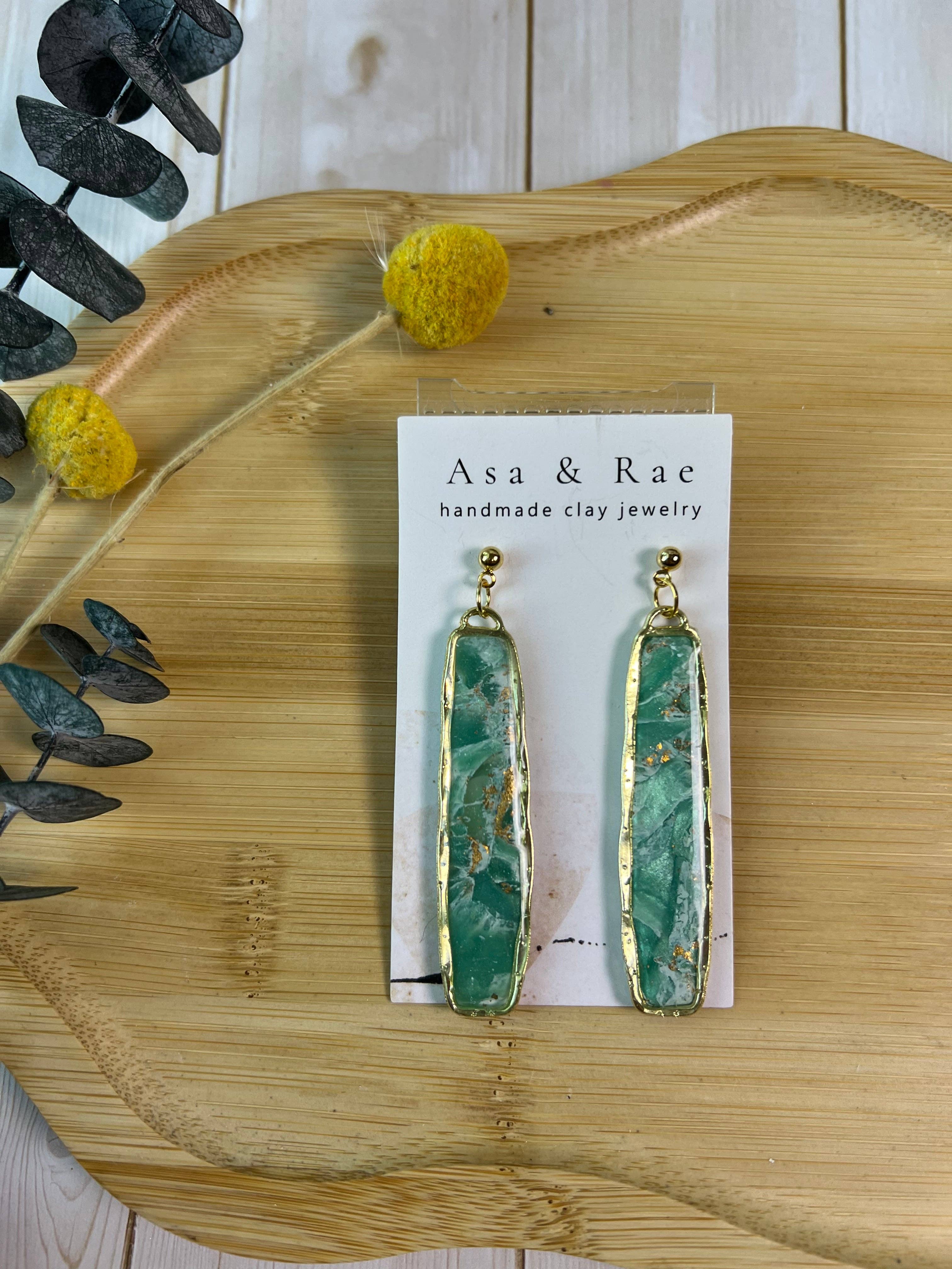 Asa&Rae - Wholesale Dangle Earrings - Oblong Rectangle Dangle7