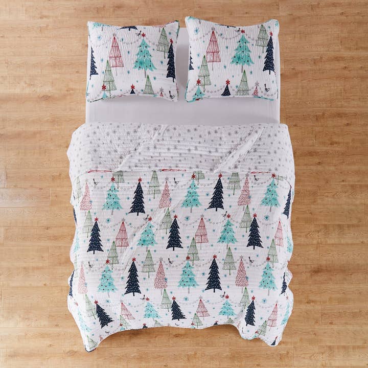 White Pine Reversible Quilt Set for wholesale on Faire