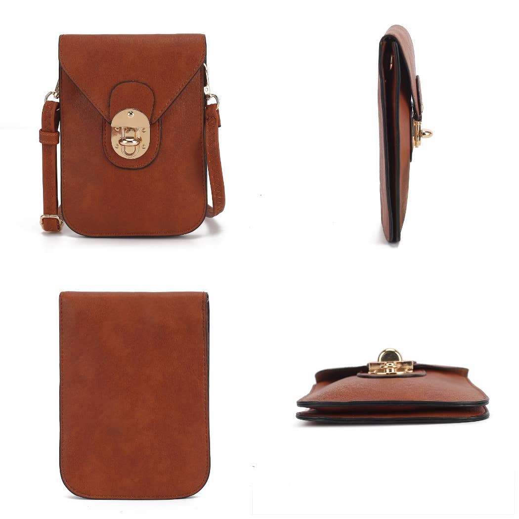 MKF Collection - Wholesale Crossbody Bag - Women's - MKF Kianna Phone Crossbody Handbag Vegan Leather Women18