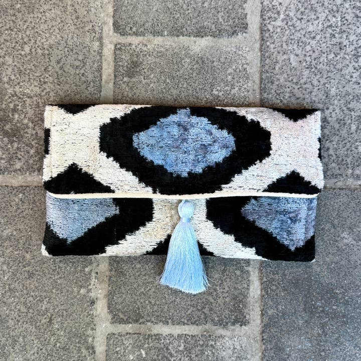 Ikat Clutch Bag Pianosa for wholesale by Mila∞Miro by Emelie