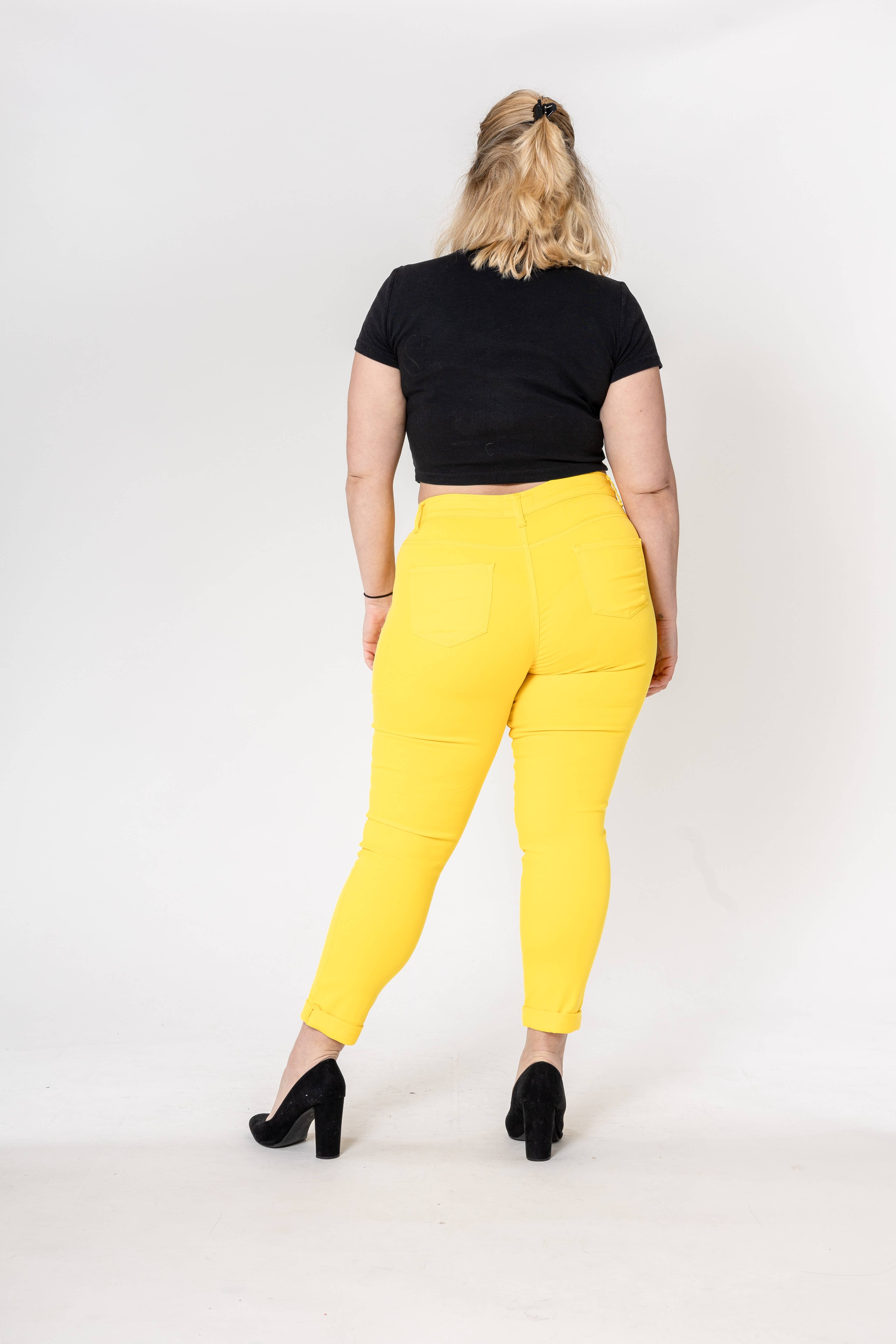 Nina Carter – Calças - Mulher por atacado – Tamanho Plus Curve Plus Tamanho Voltar ao Pescoço P19983