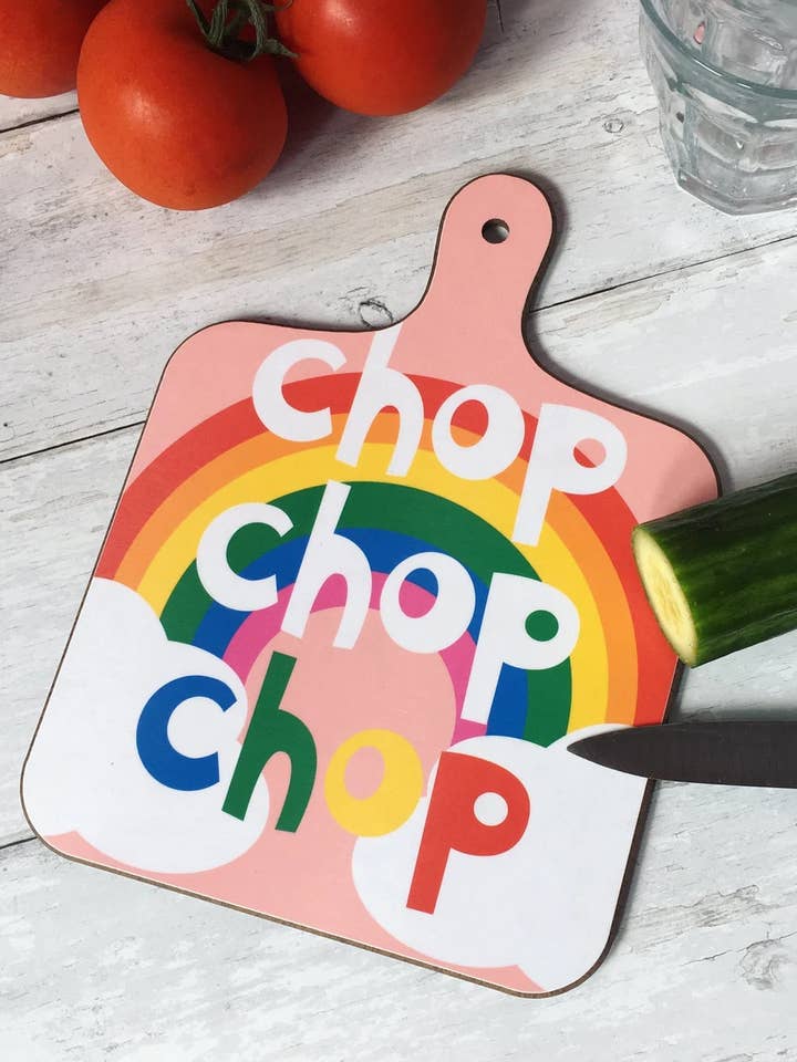 Planche à découper motivationnelle pour la vente par Poppekins