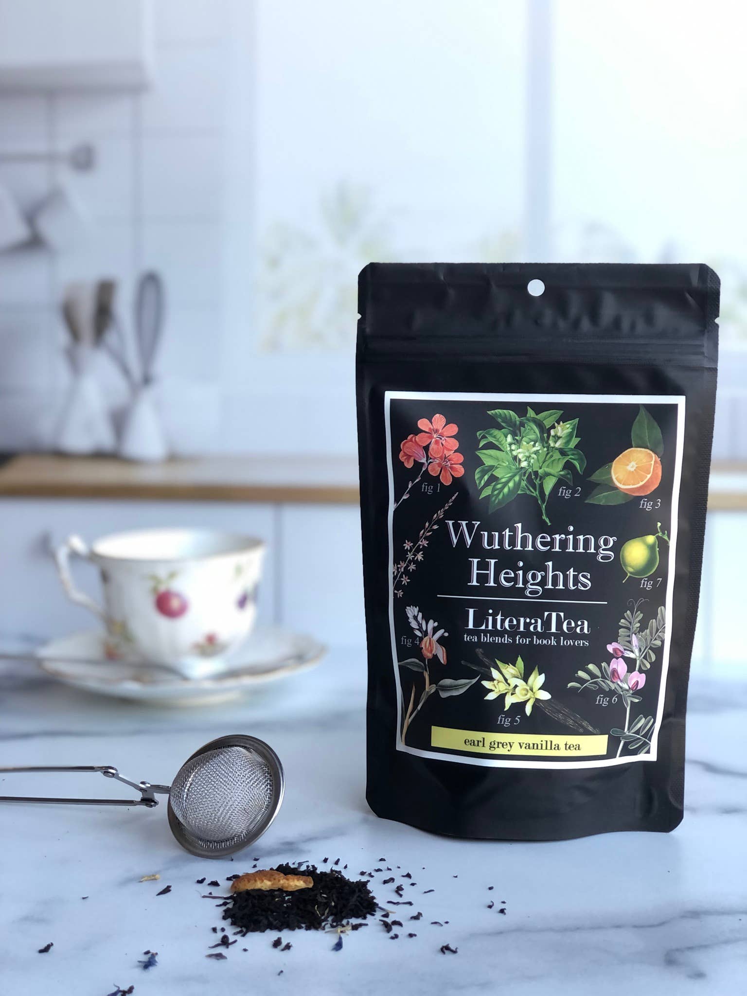 Fly Paper Products - Wholesale Loose Tea - Wuthering Heights Earl Grey Bookish Tea Blend8