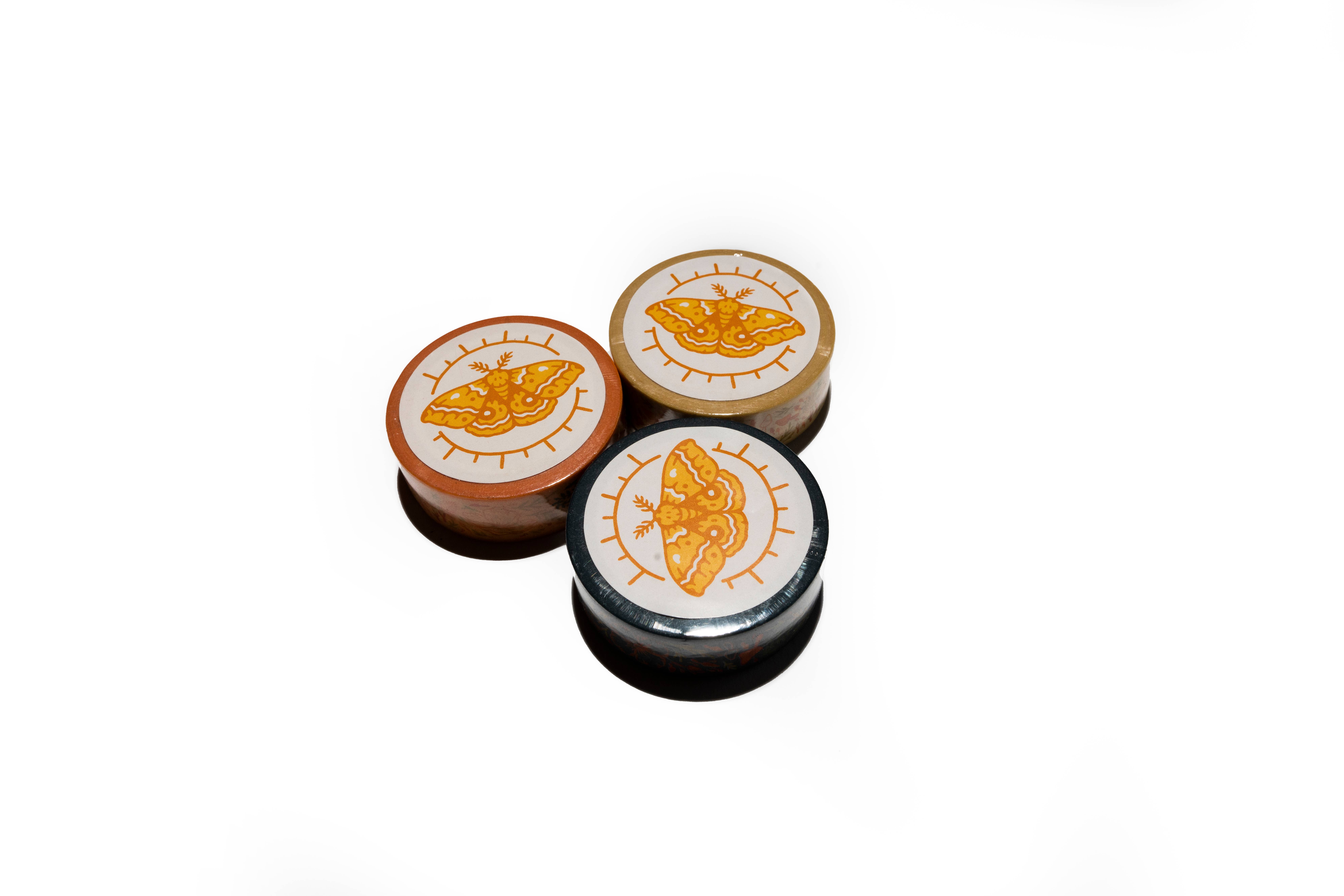 Mustard Beetle - Wholesale Washi Tape - Floral, Poppies + Mushrooms, 1/2" Washi Tape Roll7