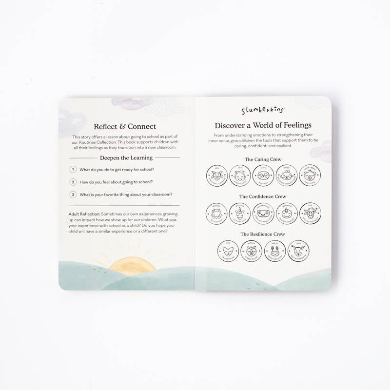 Slumberkins Inc. - Wholesale Stuffed/Plush Toy - Kids & Baby - Sloth's Routines Plush Set - with 2 books!8