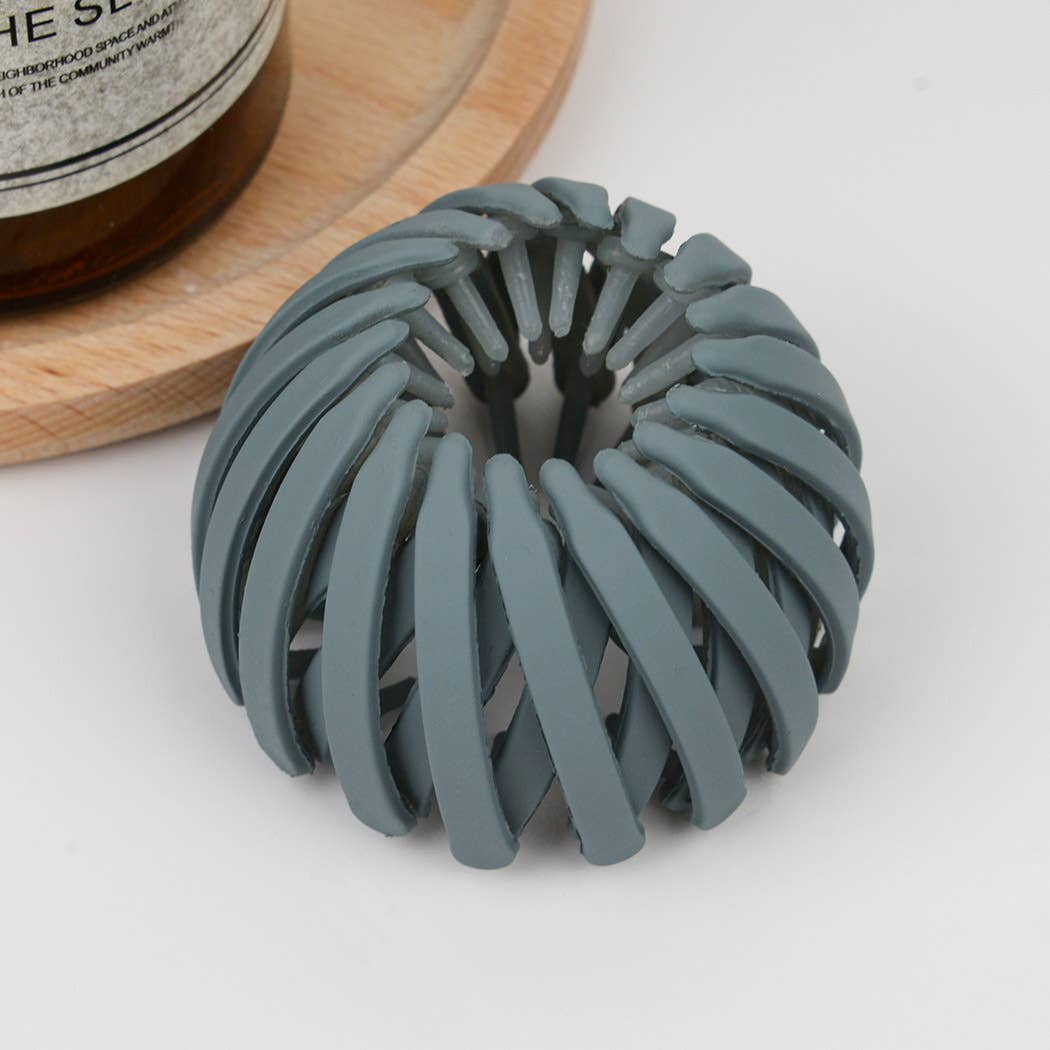 SoapElenGlen – wholesale Hårklämma - Dam – Expanderbar Matt Hästsvans Hållare, Bun Nest Hårhållare2