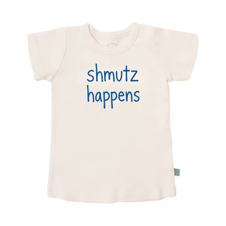 Default organic graphic tee Hanukkah | schmutz/ shmutz happens for wholesale on Faire