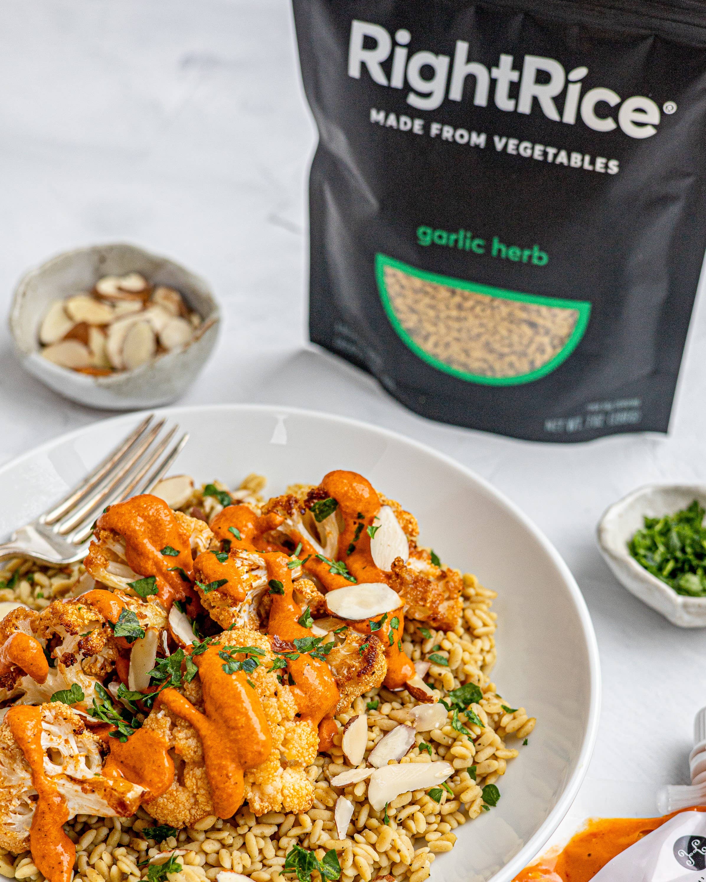 RightRice - Wholesale Rice - Garlic Herb RightRice 7oz2
