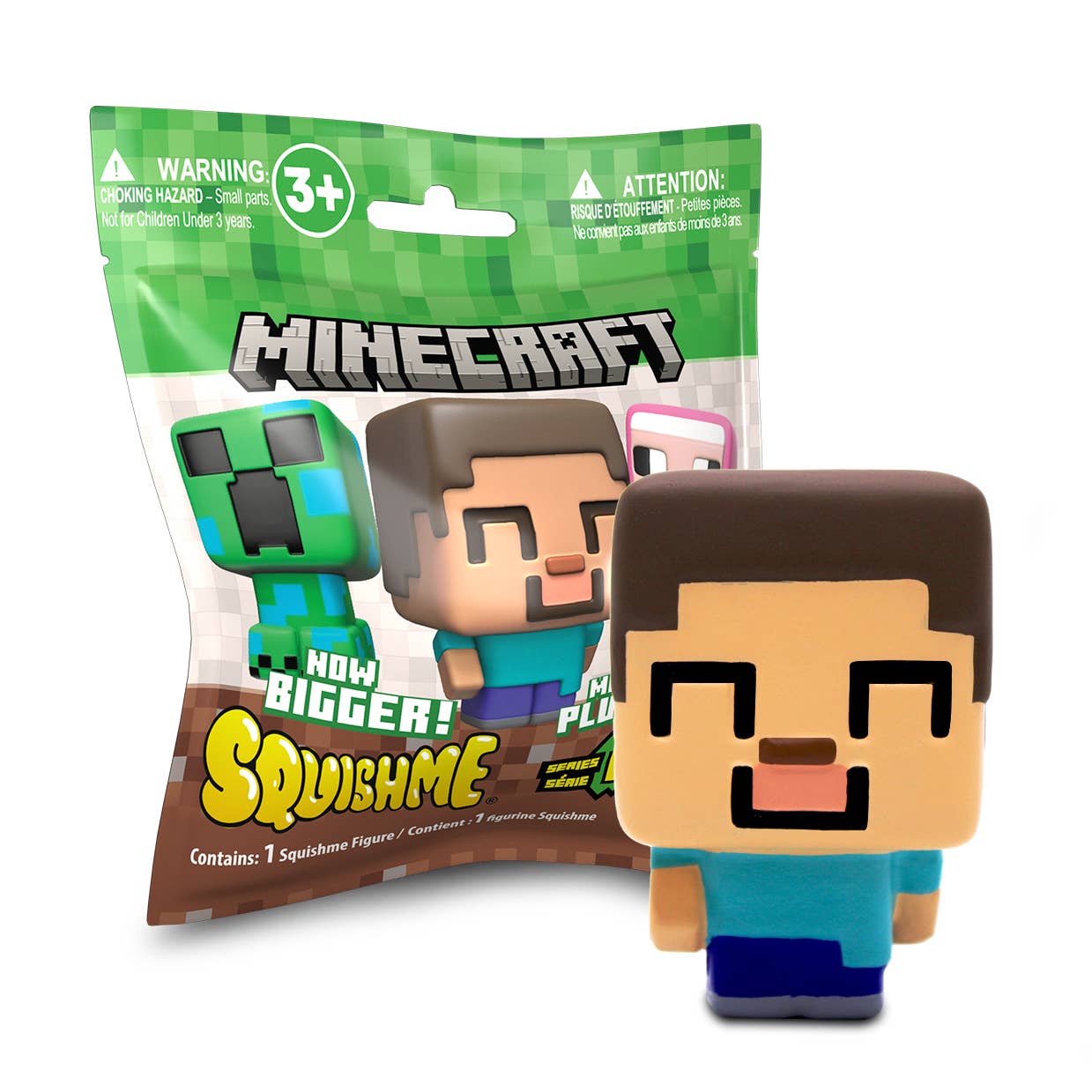 License 2 Play Toys - Wholesale Squishy Toy - Kids & Baby - Minecraft 3.5" Bigger SquishMe Scented Figures in Display0