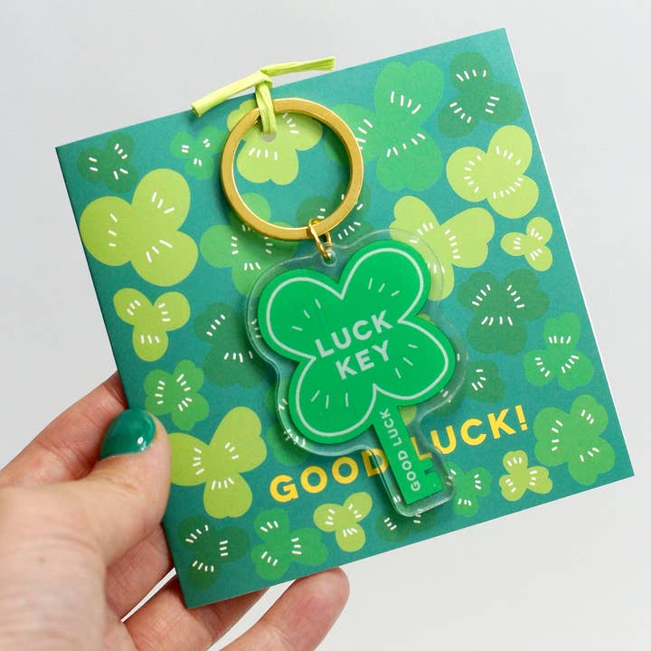 Glückskarte + LuckKey Keychain | Grußkarte für den Großhandel von RalaClara