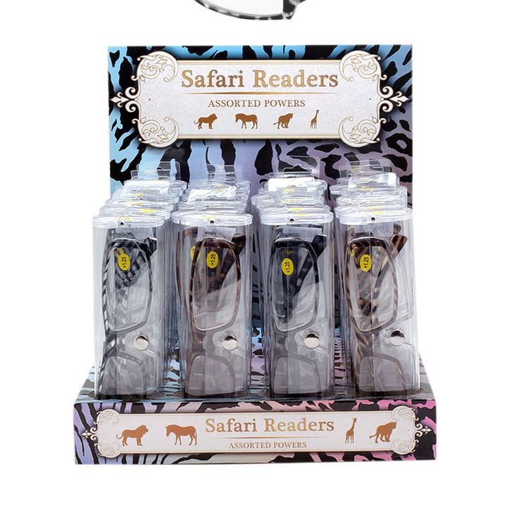 Lunettes de lecture Safari avec comptoir pour la vente par Shark Eyes, Inc