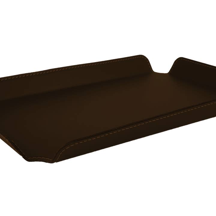 PLAIT Regenerated Leather Tray 44cm for wholesale by LIMAC Design