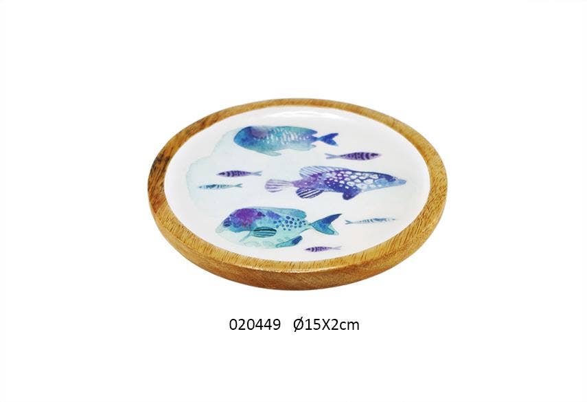 Faye – wholesale Prydnadsbricka – Bricka Pm 'Wavy' Ø15 X H. 2 cm0