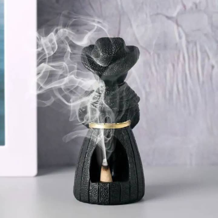 Magnifique Hearts - Wholesale Incense Holder - Dark Plague Doctor Raven Incense Burner – Halloween Decor3