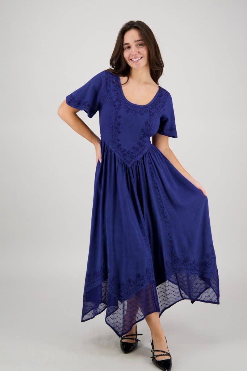 Advance Apparels - Wholesale Dress - Women's - Renaissance Flutter Sleeve Dress ADL-253271