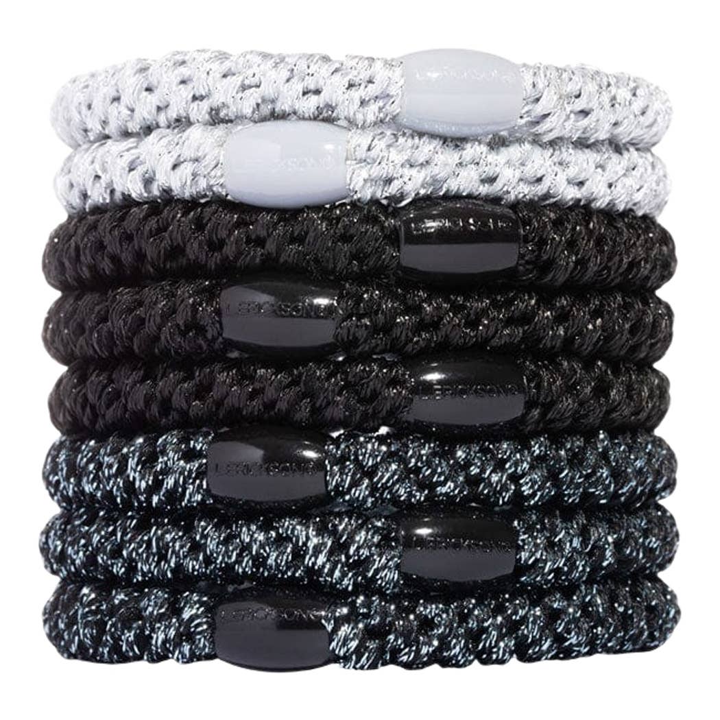 France Luxe/L. Erickson – Engroshandel Hårbånd - Dame – Grab & Go Hestehalebindere - Sæt med otte4