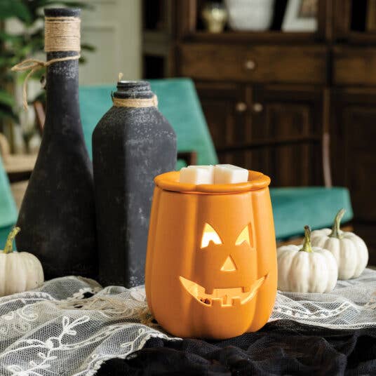 Starlight Wholesale LLC. - Vente Diffuseur de parfum chauffant - Diffuseur électrique parfumé Jack O'Lantern avec éclairage1