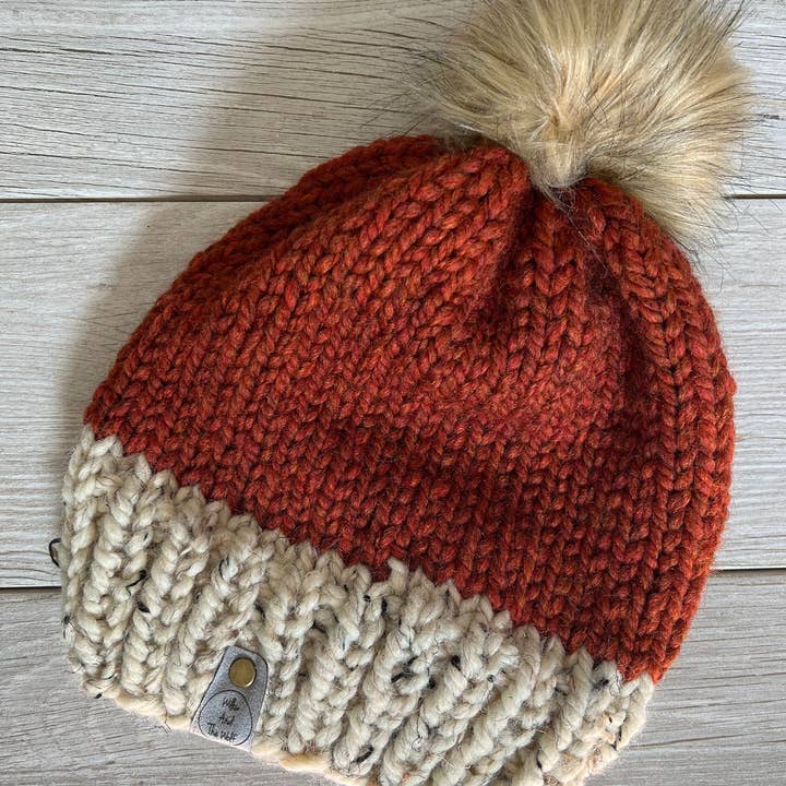 Willow And The Wolf Co - Venta al por mayor Gorro de lana - Mujer - Gorro Pumpkin Spice. PSL. Gorro de punto para mujer Gorro de punto3