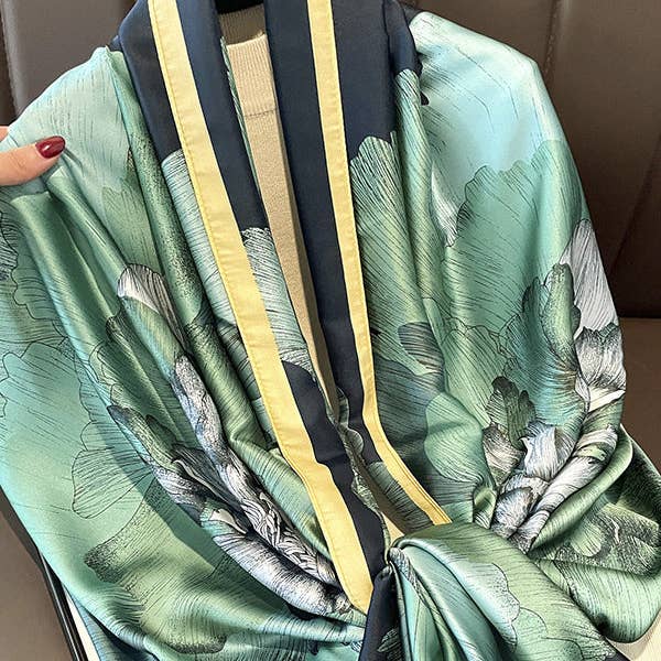 Xale&Lenço com Estampa Floral por atacado de UZ Wholesale Store