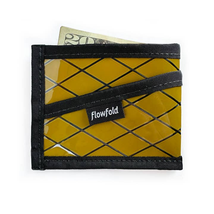 Flowfold - Wholesale Card Holder - Unisex - Recycled Sailcloth Craftsman - 3 Pocket Card Holder Wallet15