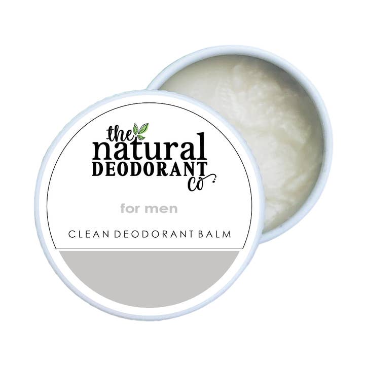 Clean Deodorant Balm For Men 10g Mini for wholesale by The Natural Deodorant Co.