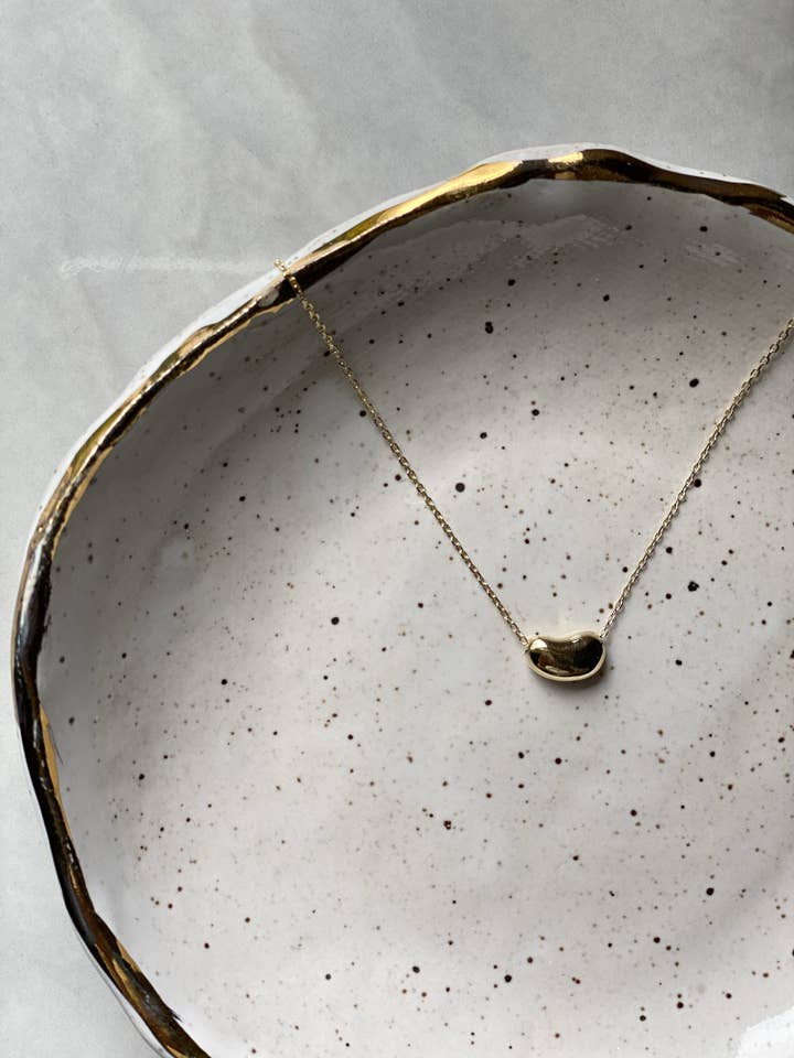 Collier en or Espresso pour la vente par BELLA BUDDHA BEADS