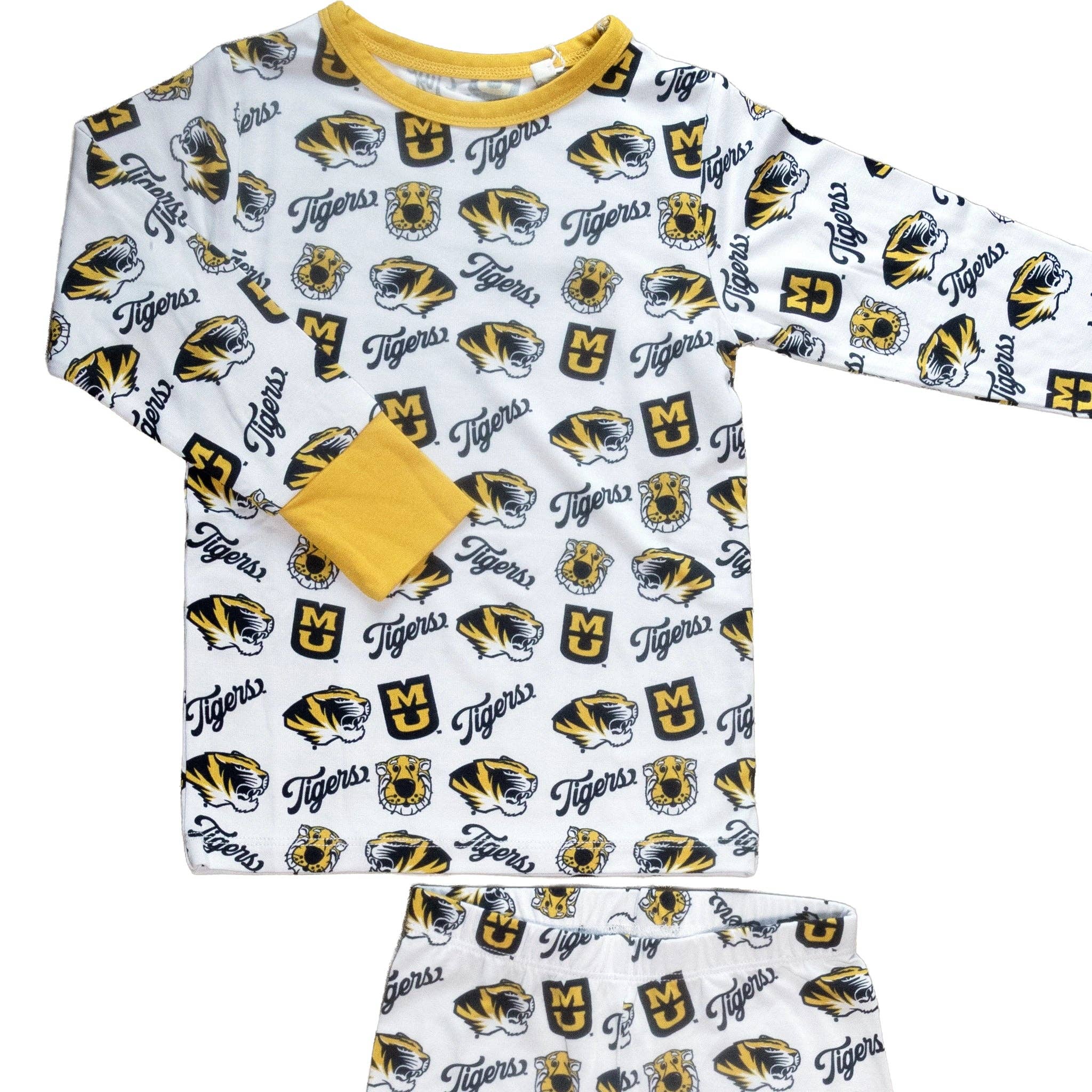 Tailgate Tikes - Wholesale Sleepwear Set - Kids - Missouri Tigers Two-Piece Pajama Set3