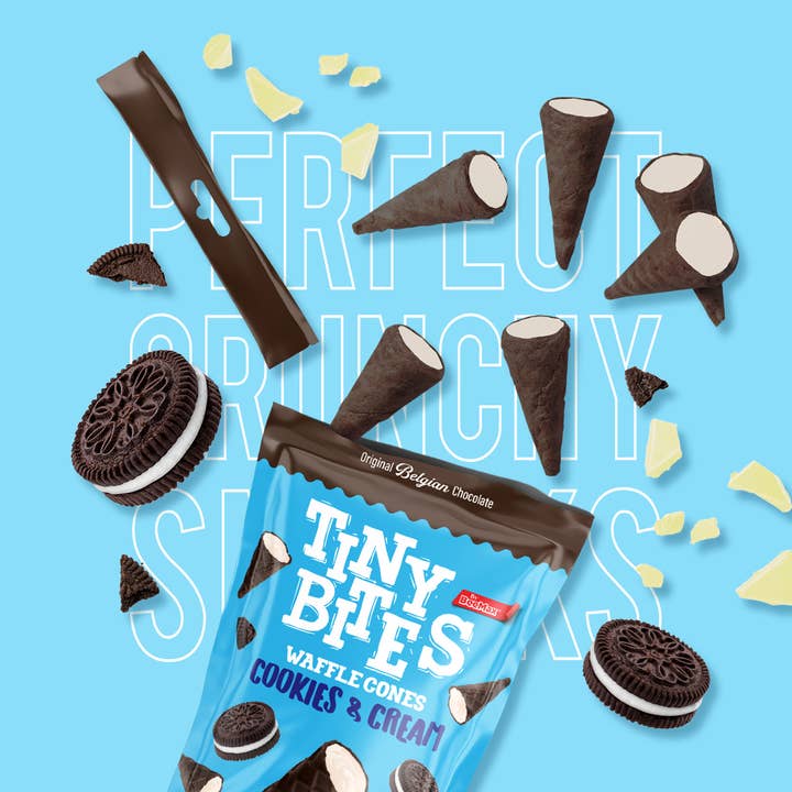 Beemax - Wholesale Chocolate - Tiny Bites Cookies & Cream 4.24 oz1