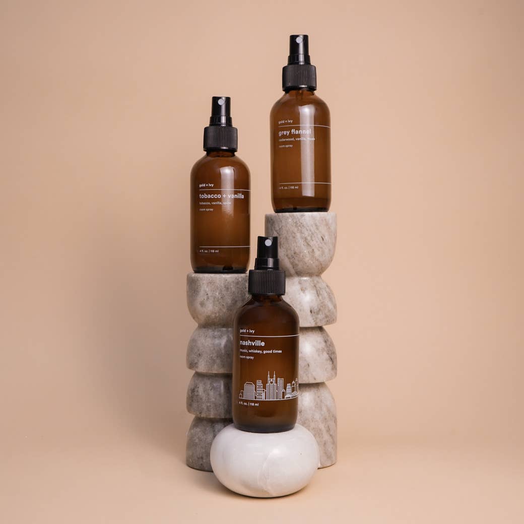 gold + ivy - Wholesale Room & Linen Spray - nashville room spray - oakmoss, amber, orange3