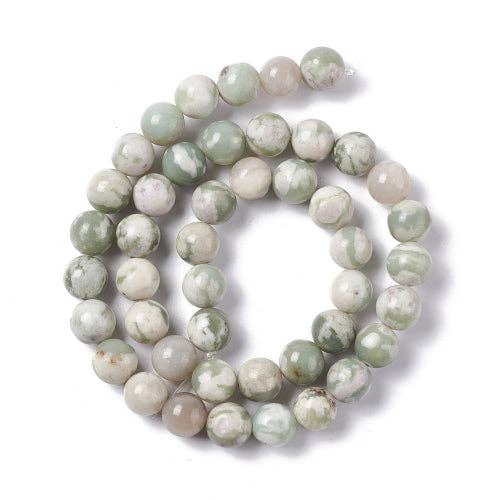 Crystals and Sun Signs - Wholesale Beads - Peace Jade Beads 6mm & 8mm Round Strands2