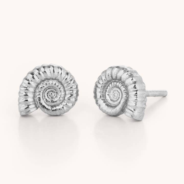 Ammonite Stud Earrings for wholesale by Nellou