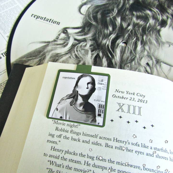 Taylor Swift Reputation Vinyl Bookmark for wholesale by Like Starlight Studio