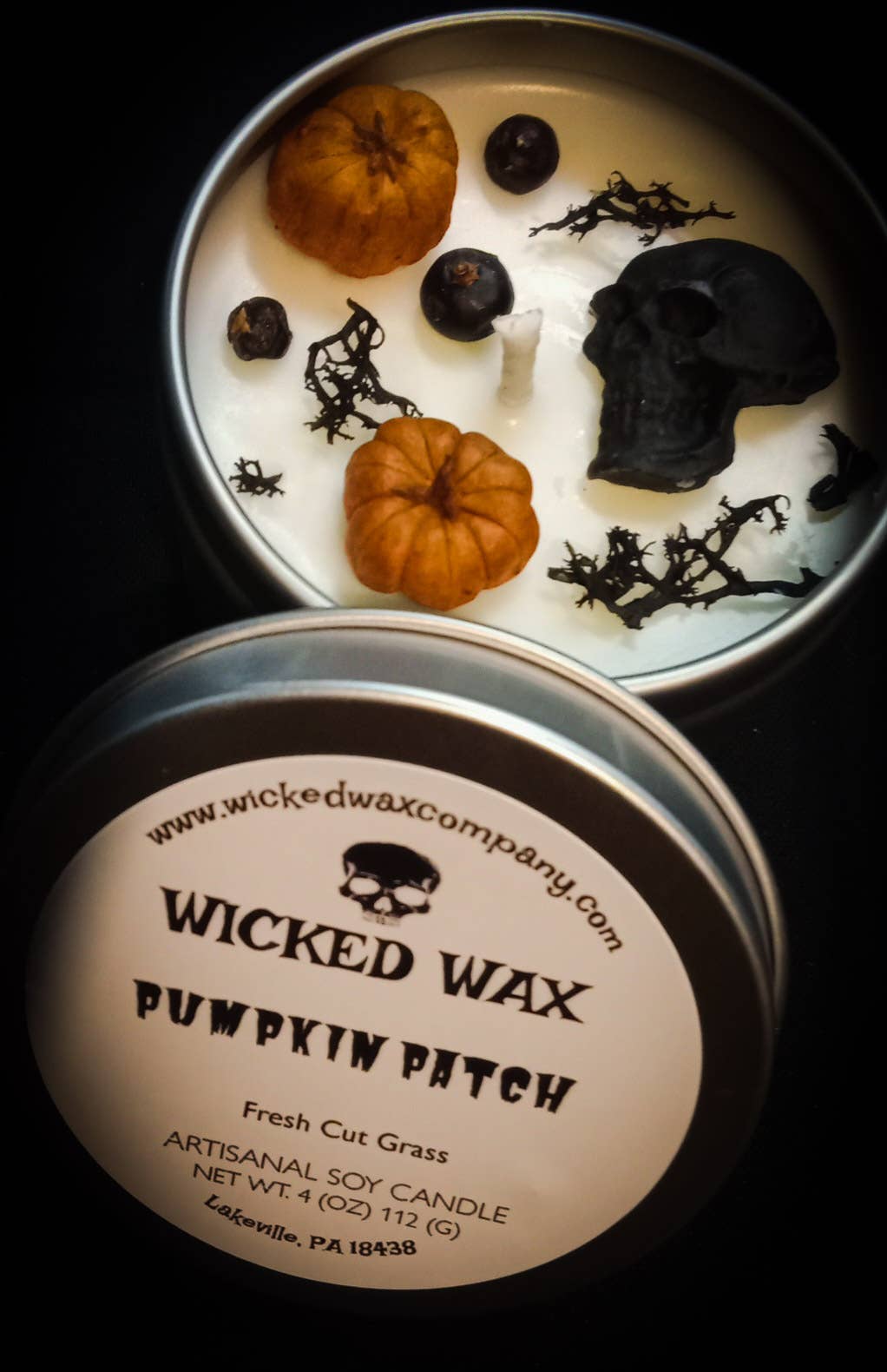 Wicked Wax - Wholesale Travel Candles - Pumpkin Patch candle1