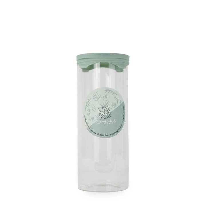 YOKO DESIGN – wholesale Jar – borosilicate glass jar with silicone lid 1500 ml