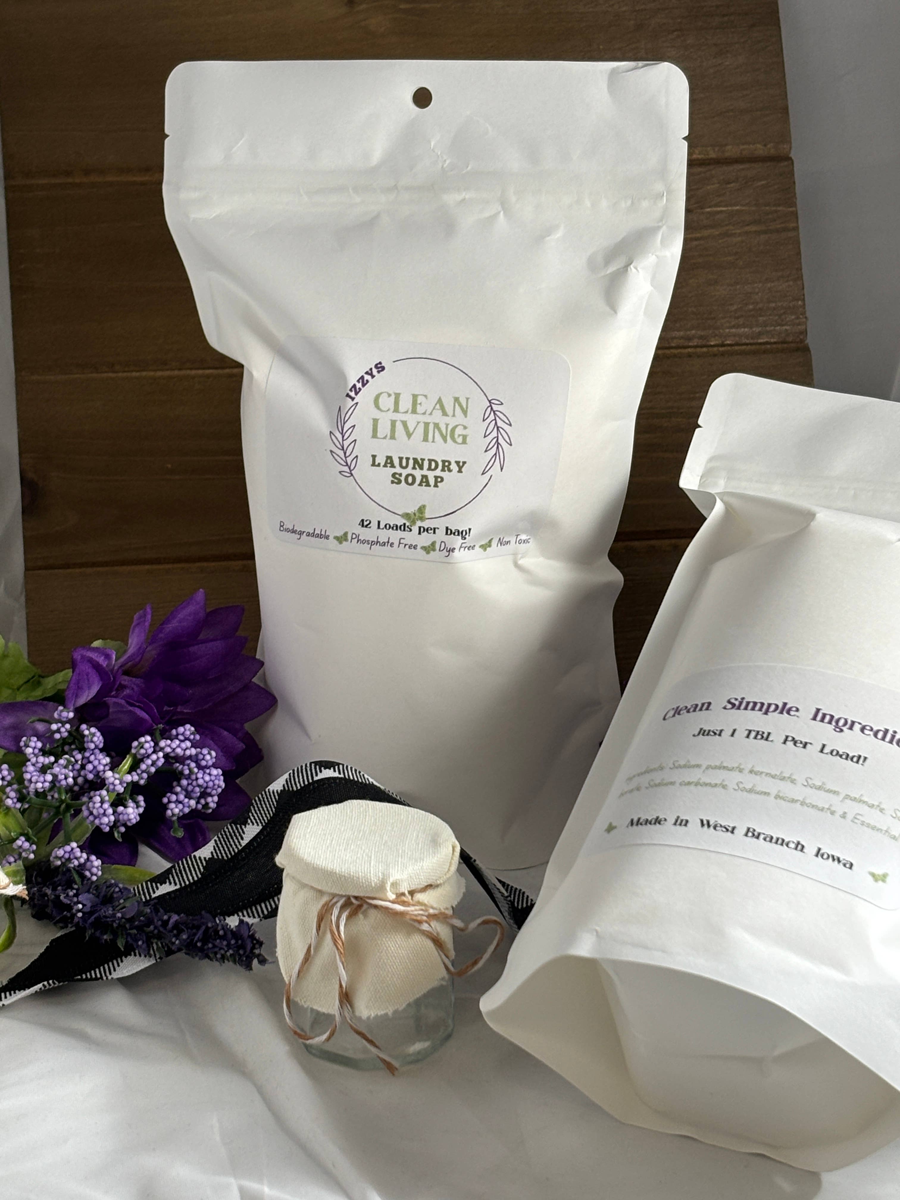 Izzys Clean Living - Wholesale Laundry Detergent Powder/Pods - Izzys Eco-Friendly Laundry Soap