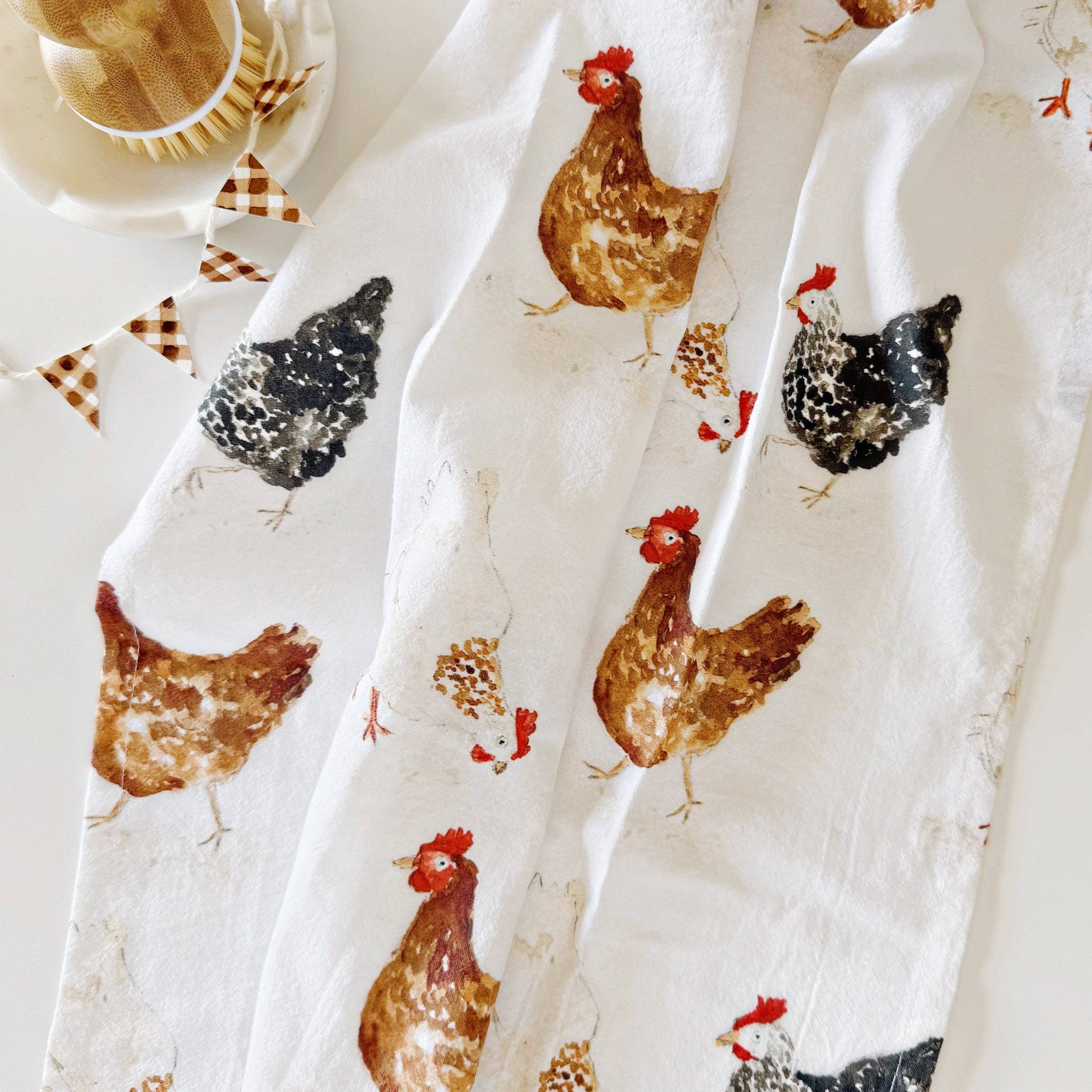 emily lex studio - Wholesale Tea Towel - chickens tea towel4