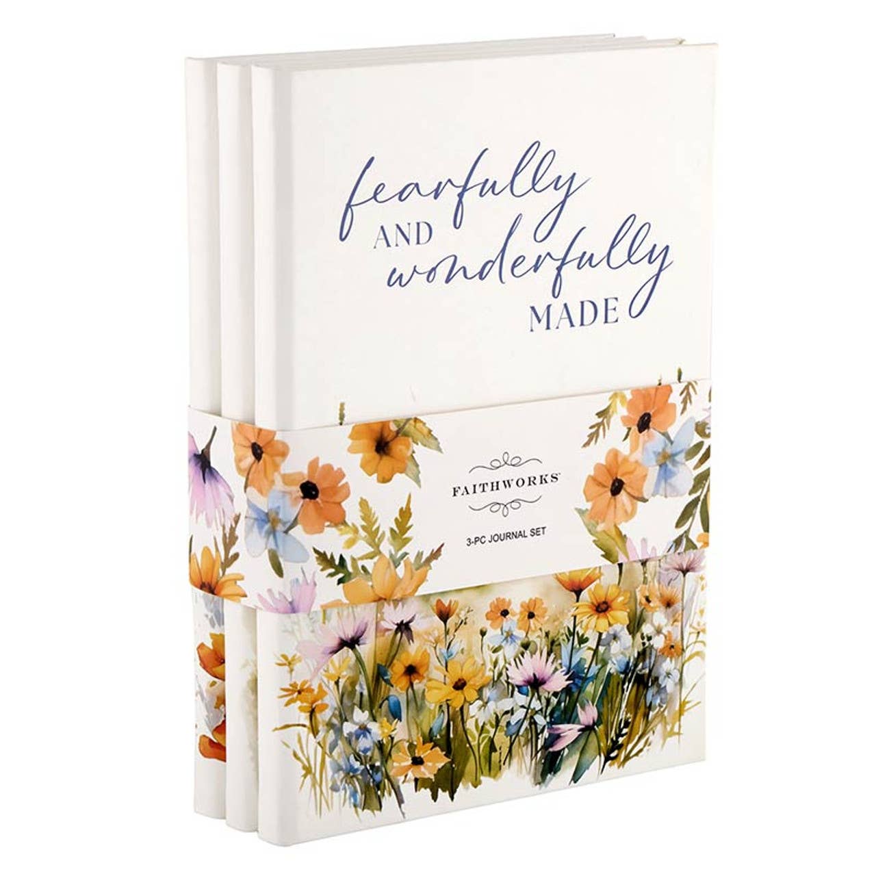 Faithworks by Creative Brands - Wholesale Journal/Diary - Journals - Fearfully and Wonderfully Made - 3 pcs0