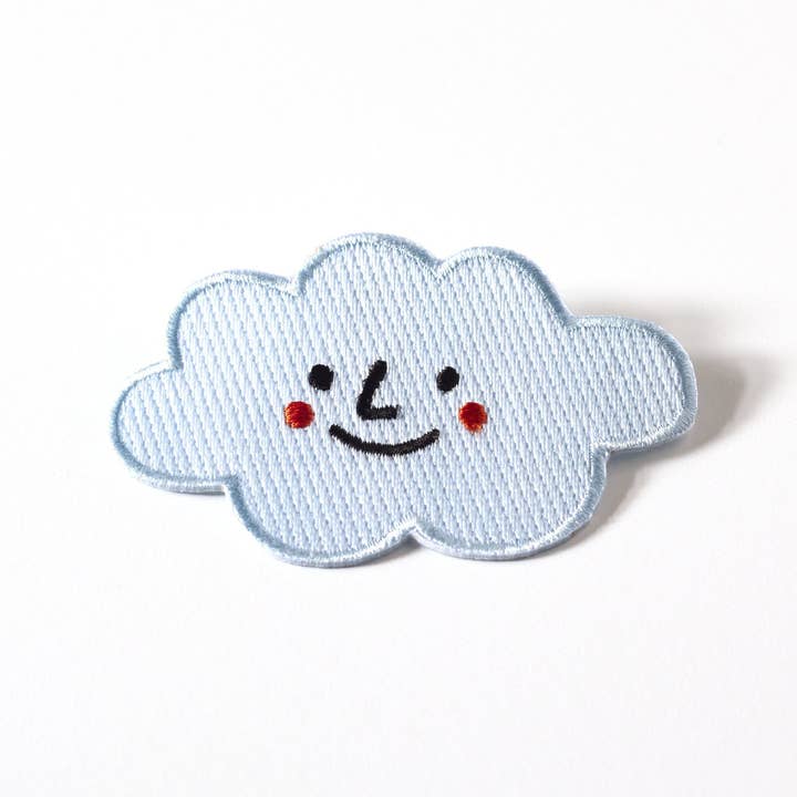 Patch thermocollant Happy Cloud pour la vente par RippleSplash Studio