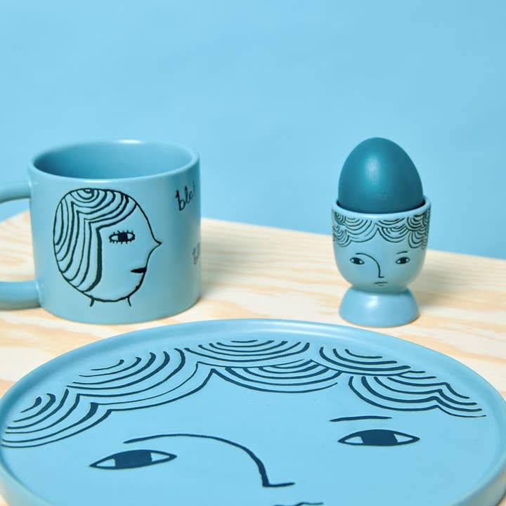 Donna Wilson - Vendita all'ingrosso Portauovo - Portauovo con volto sorridente3