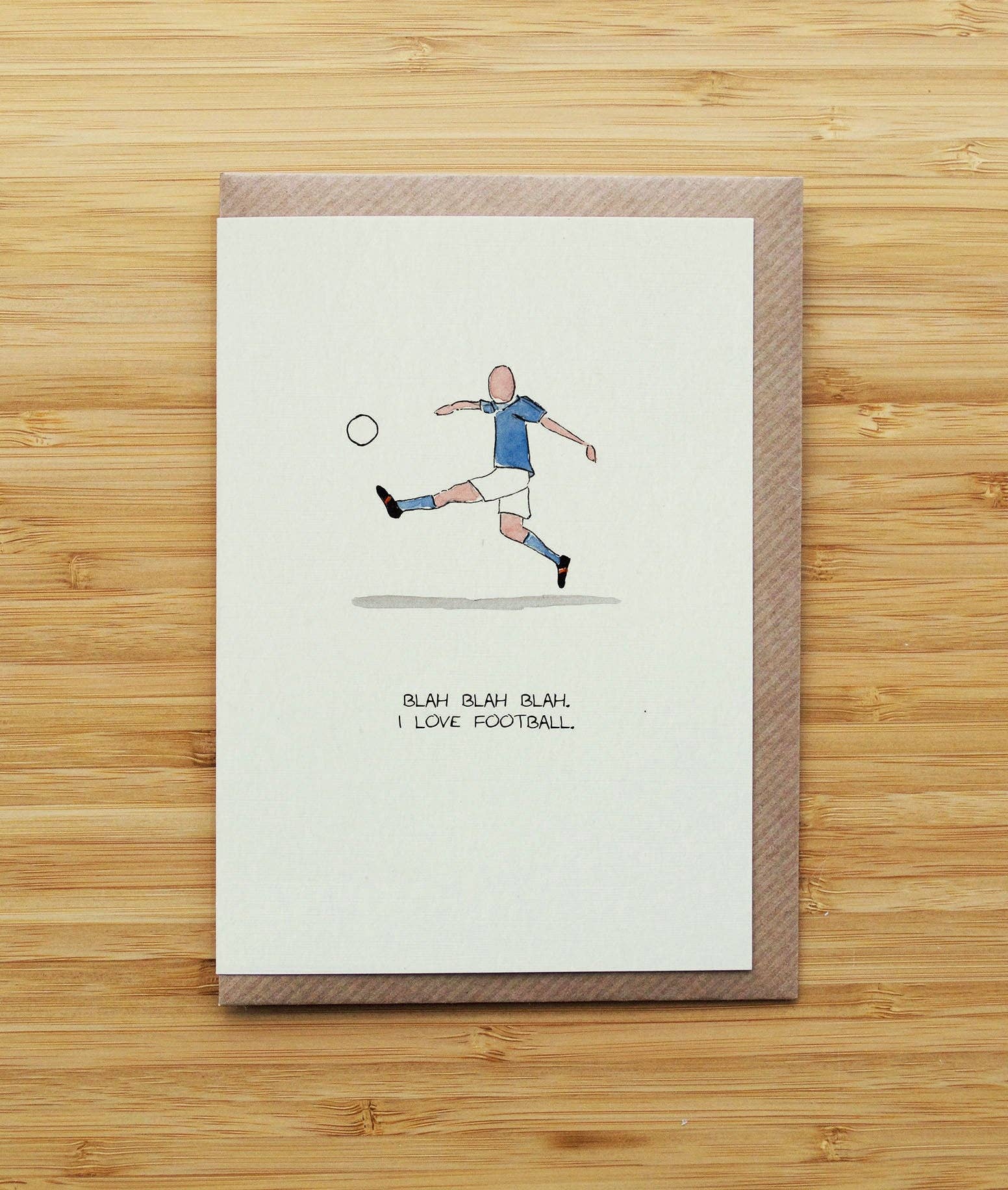 RossJDesigns – wholesale Love card – Football Love Card - Sport - Husband - Funny - Recycled Card0