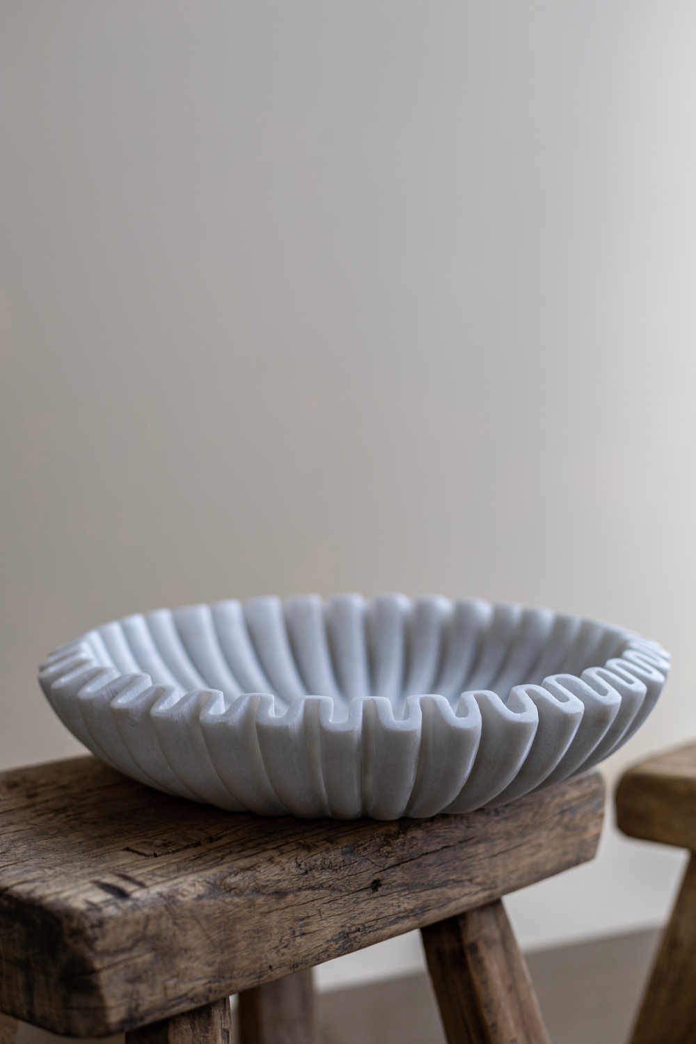 Luxe B Co – wholesale Bowl – Marble Fluted Scalloped Bowls1