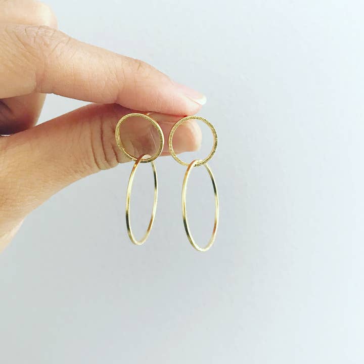 musthavemustget - Wholesale Hoop Earrings - Asymmetric Hoop Earrings