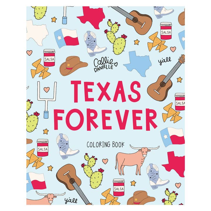 Livre de coloriage western Texas Forever pour la vente par Callie Danielle