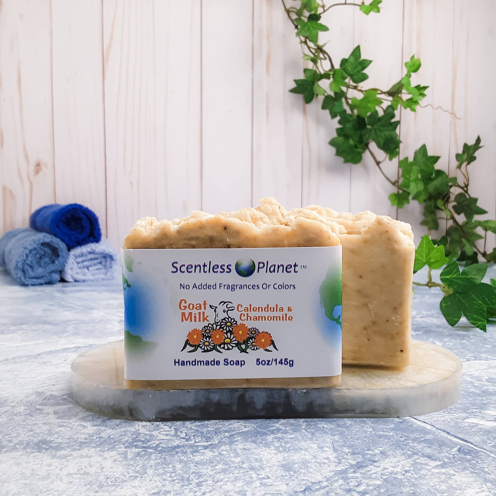 Botanica Basics Handmade Soap - Wholesale Bar Soap - Goat Milk Calendula Chamomile Handmade Soap1