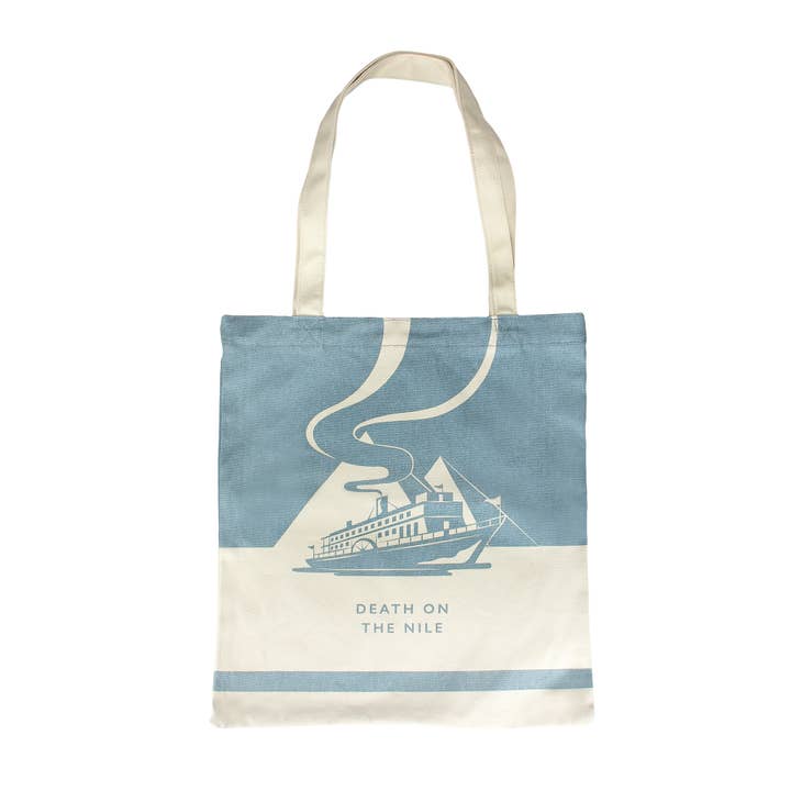 Shopper Recycled Cotton - Agatha Christie (Death on Nile) for wholesale by Half Moon Bay